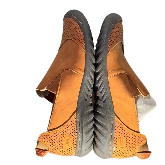 JBU By Jambu Lena Women's Wide Slip-On Shoes Tan Faux Leather/Textile Size 9W - Picture 6 of 10